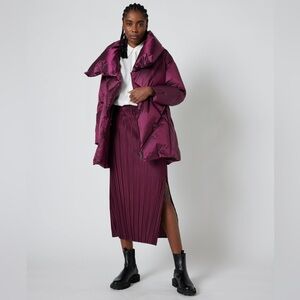 Ruti Deep Jade Relaxed Pleated Skirt Size XS/S